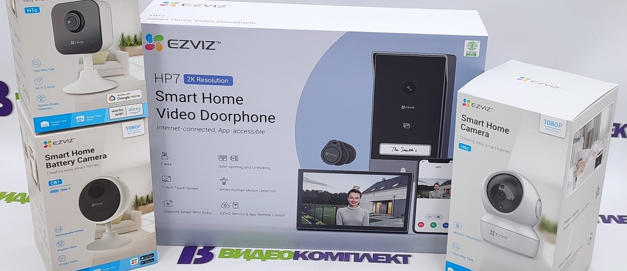 ezviz модельний ряд wifi камер 2024 року